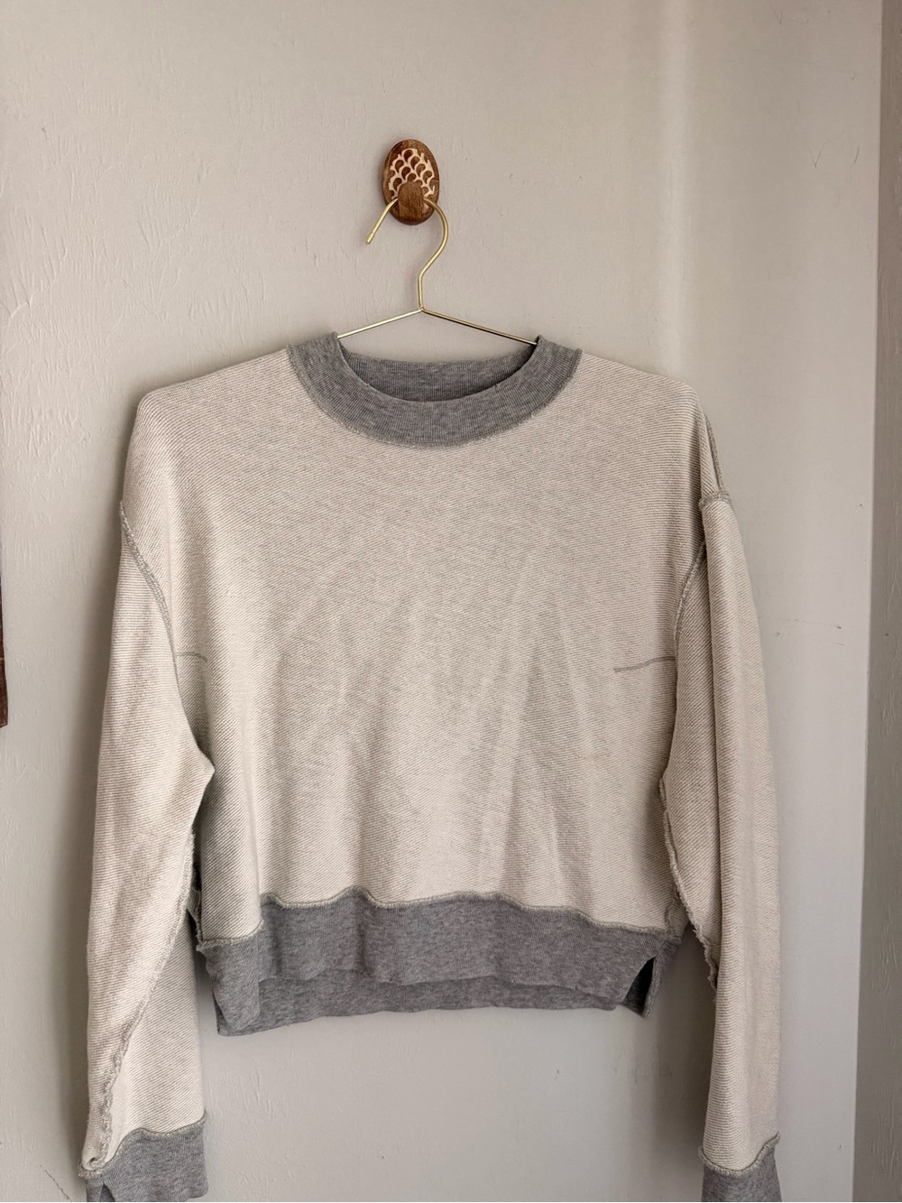 frame inside out sweatshirt